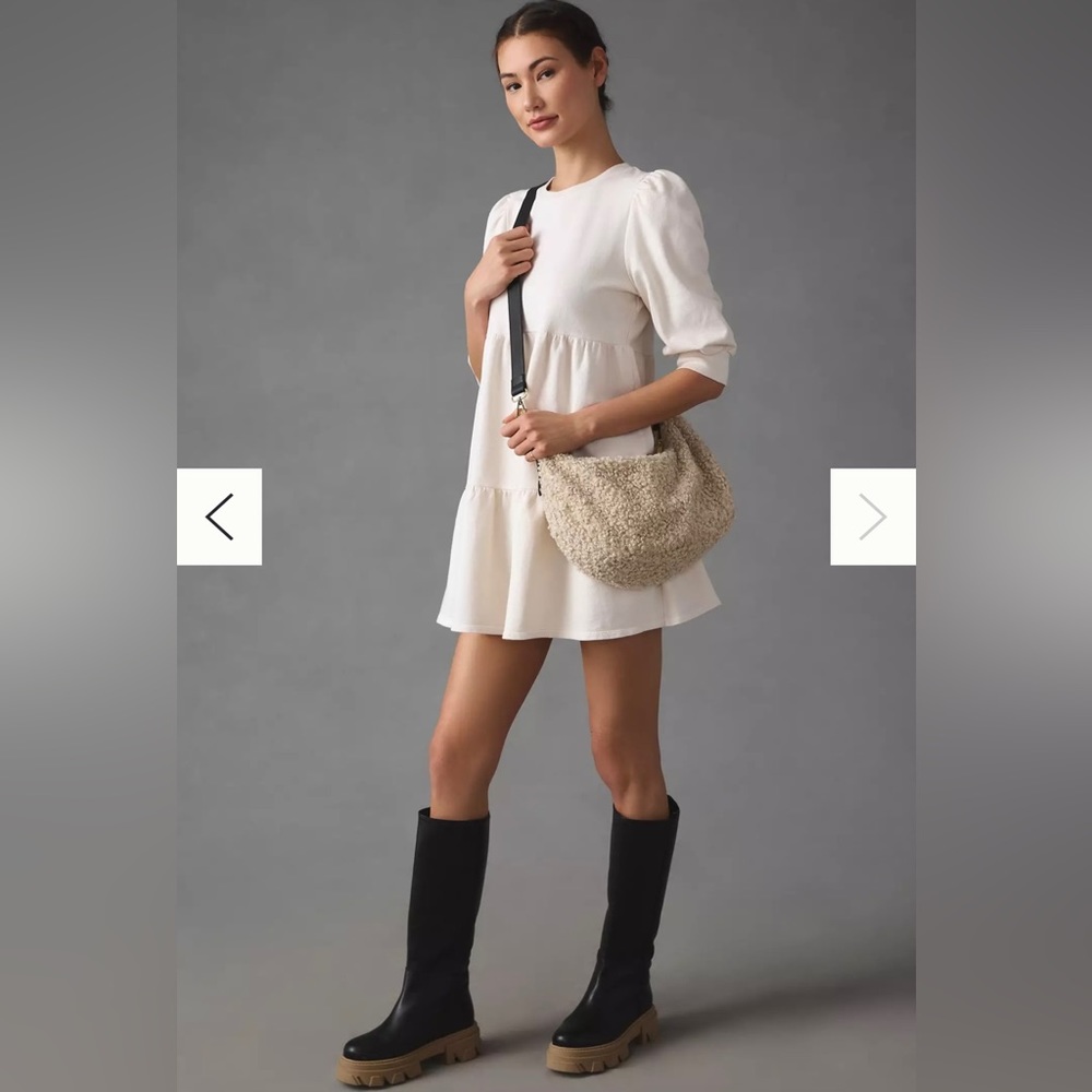 T. La Savannah Puff-Sleeved Mini Dress from Anthropology